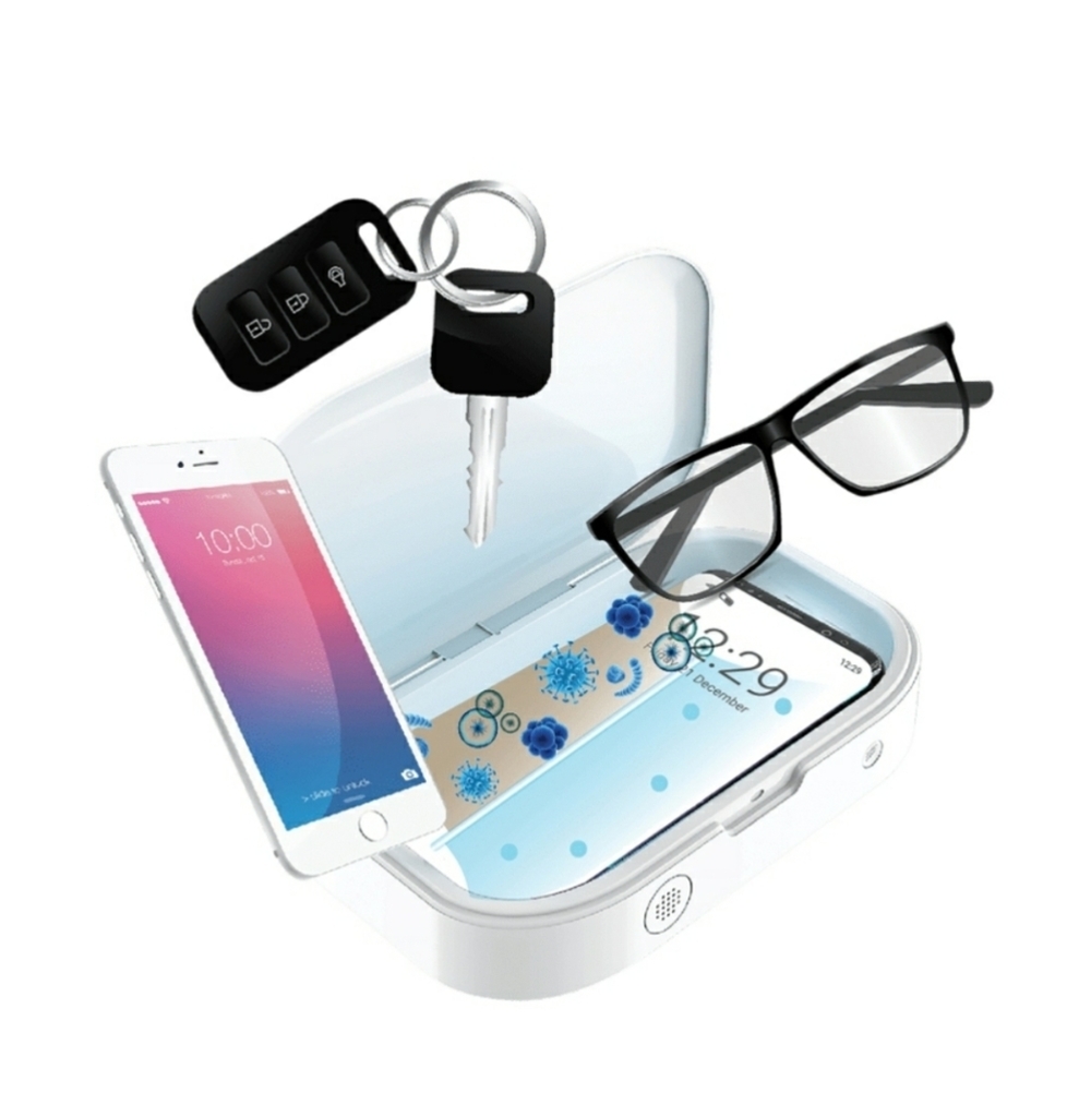 UV Light Sanitizer Box Phone and Accessory